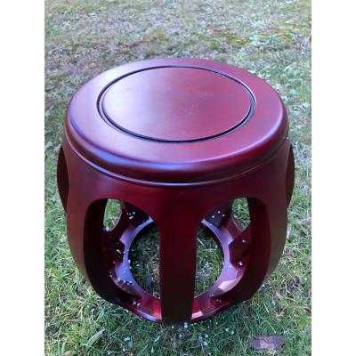 1111-橡木琴凳(4.5公斤)-红木色-高44厘米